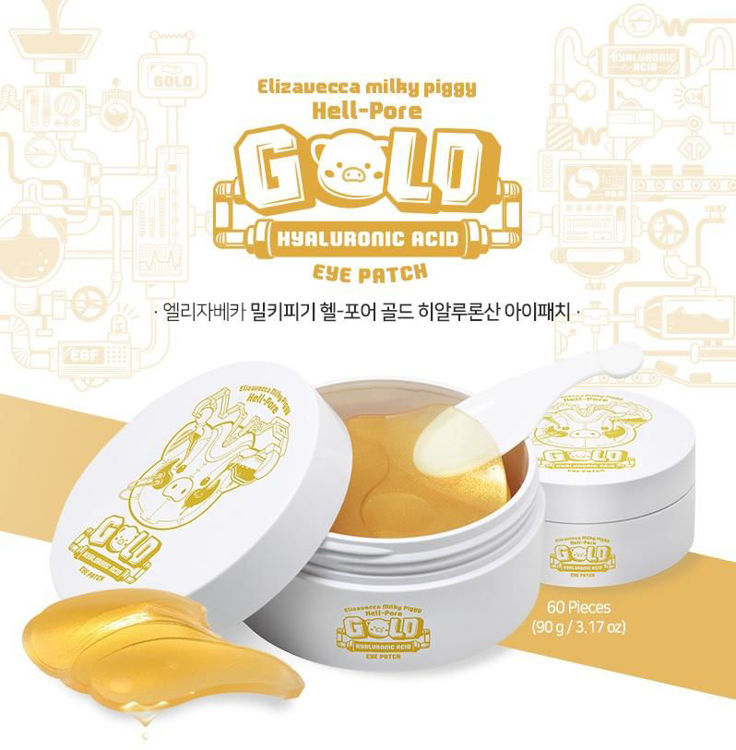 Picture of Elizavecca  Hell-Pore Gold Hyaluronic Acid Eye Patch 60pieces