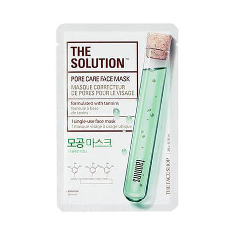 Picture of THE FACE SHOP  The Solution Pore Care Mask Sheet 20g