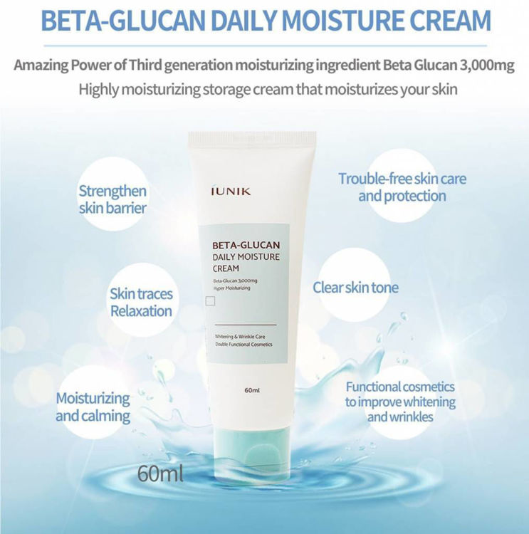 Picture of IUNIK Beta-Glucan Daily Moisture Cream 60ml