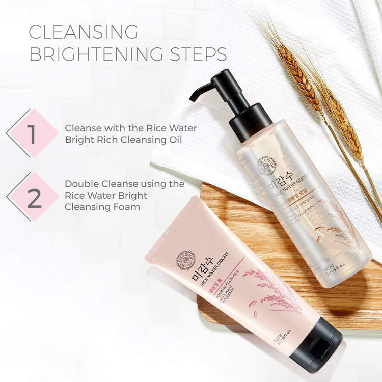 Picture of The Face Shop Rice Water Bright Cleansing Foam 150ml