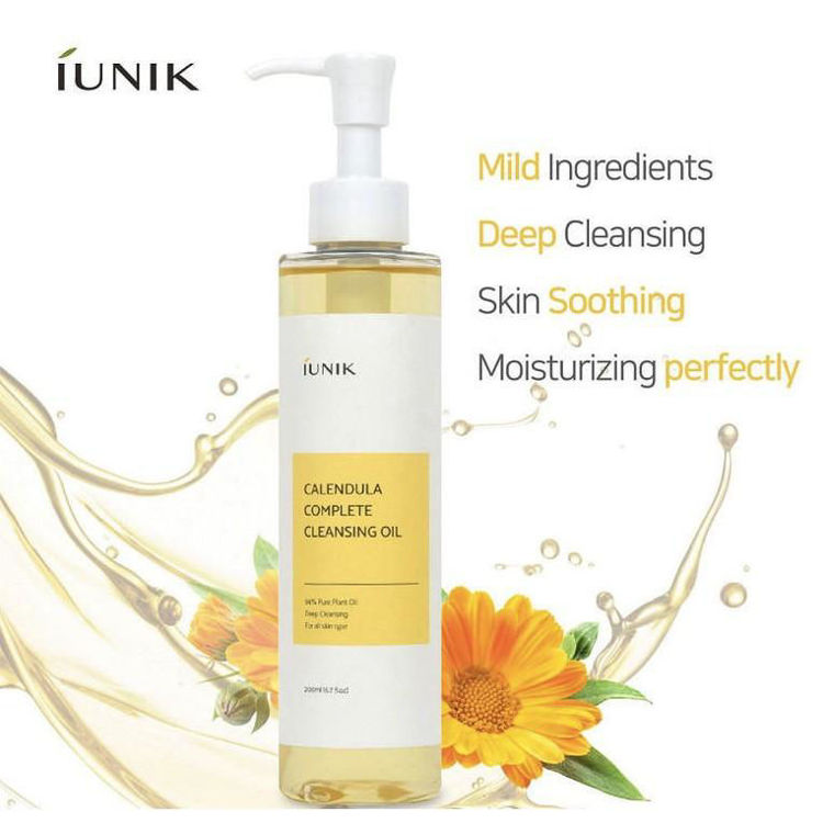 Picture of  IUNIK Calendula Complete Cleansing Oil 200ml