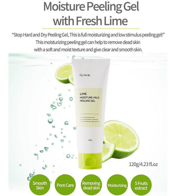 Picture of IUNIK Lime Moisture Mild Peeling Gel 120g