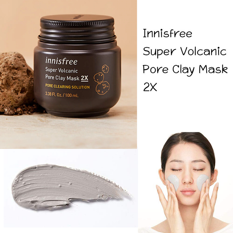 Picture of Innisfree Super Volcanic Pore Clay Mask 2X 100ml