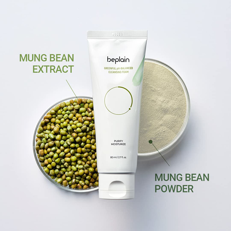 Picture of beplain Greenful pH-Balanced Cleansing Foam 80ml